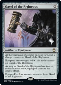 Gavel of the Righteous, Promo Pack: Streets of New Capenna
