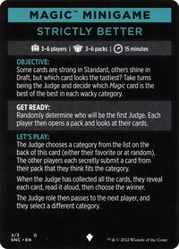 Magic Minigame: Strictly Better, Streets of New Capenna
