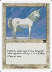 Regal Unicorn, Classic Sixth Edition