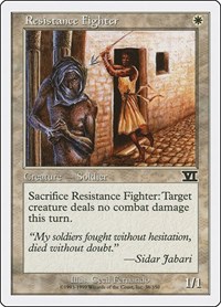 Resistance Fighter, Classic Sixth Edition