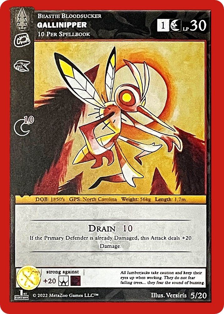 Gallinipper, Standard, front