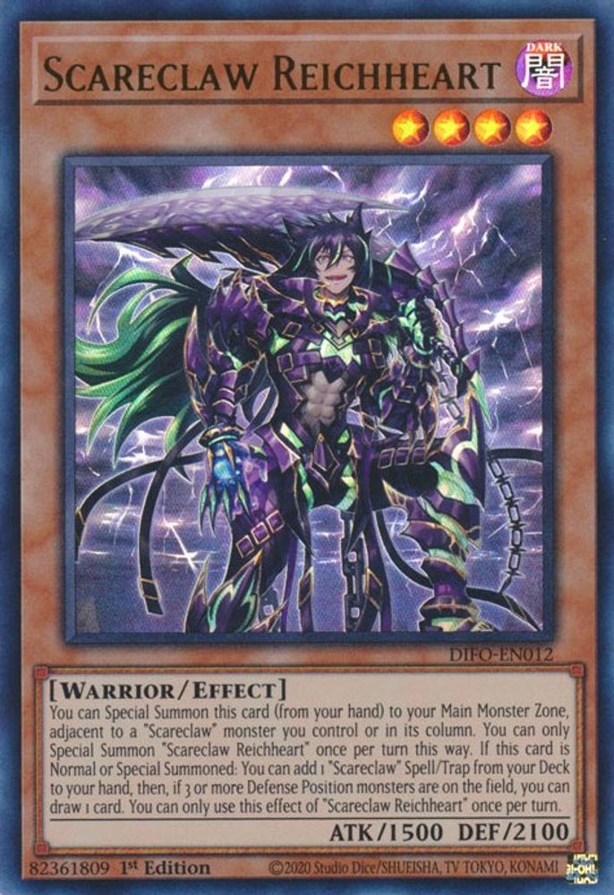 Scareclaw Reichheart, 1st-edition, front