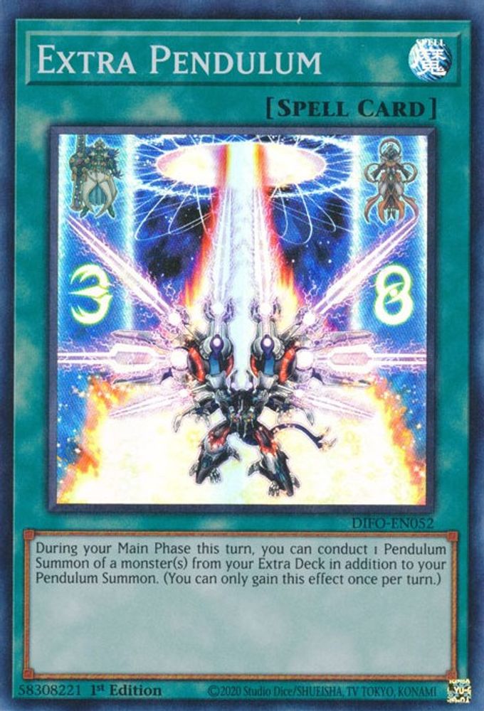 Extra Pendulum, 1st-edition, front