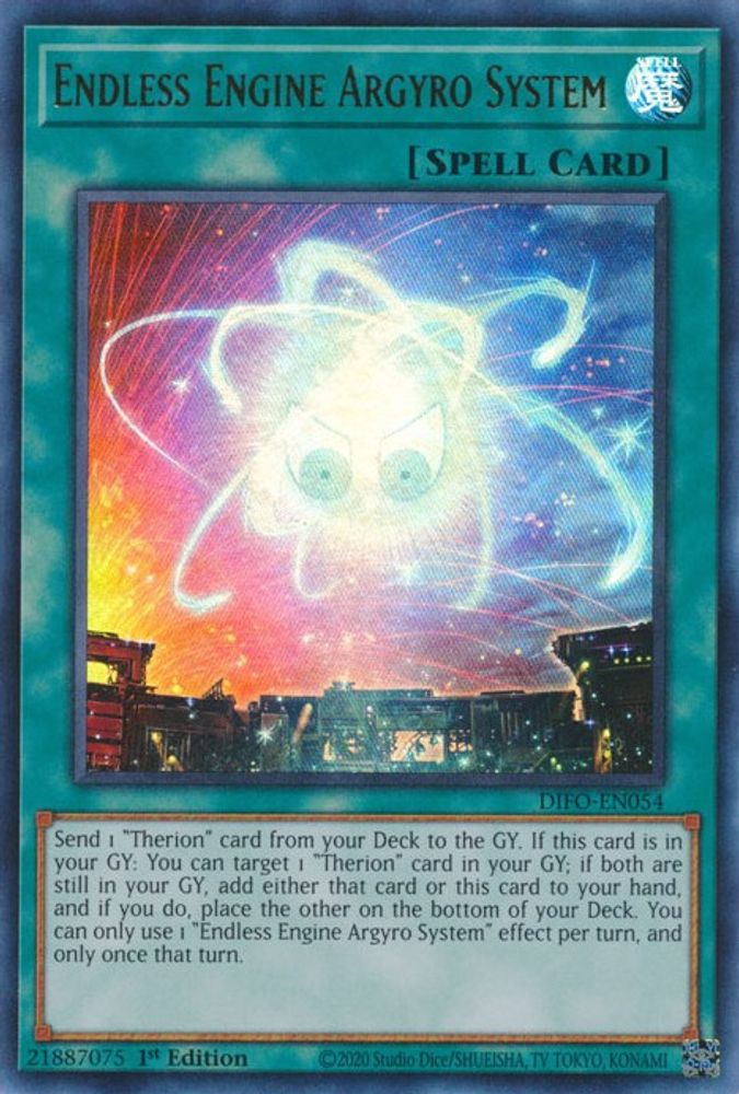 Endless Engine Argyro System, 1st-edition, front