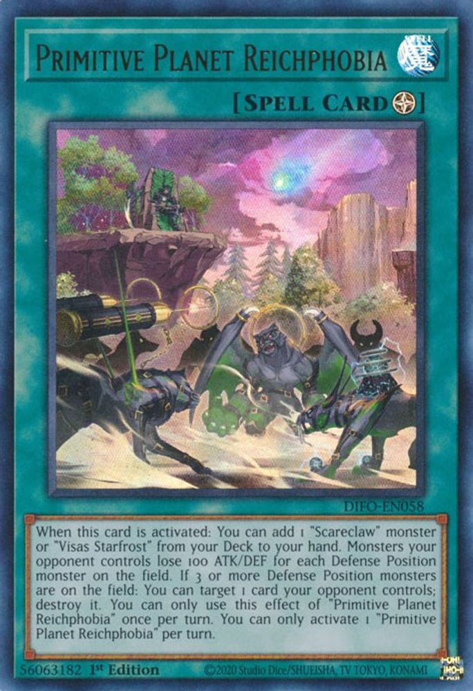 Primitive Planet Reichphobia, 1st-edition, front
