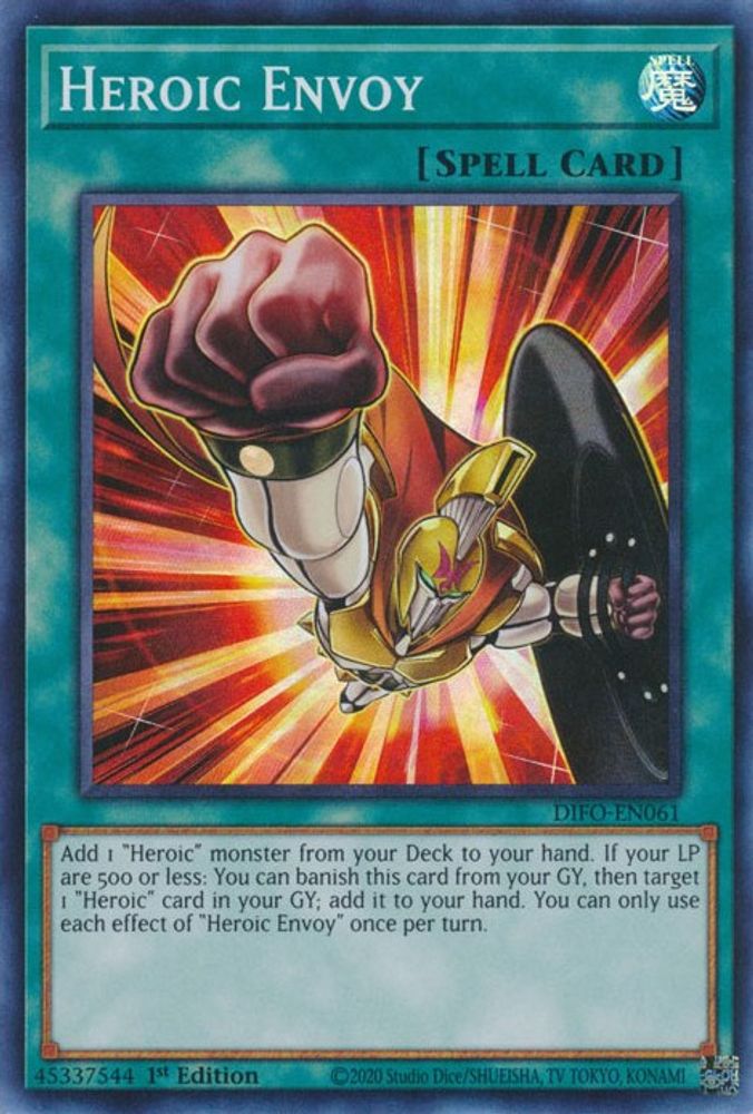 Heroic Envoy, 1st-edition, front