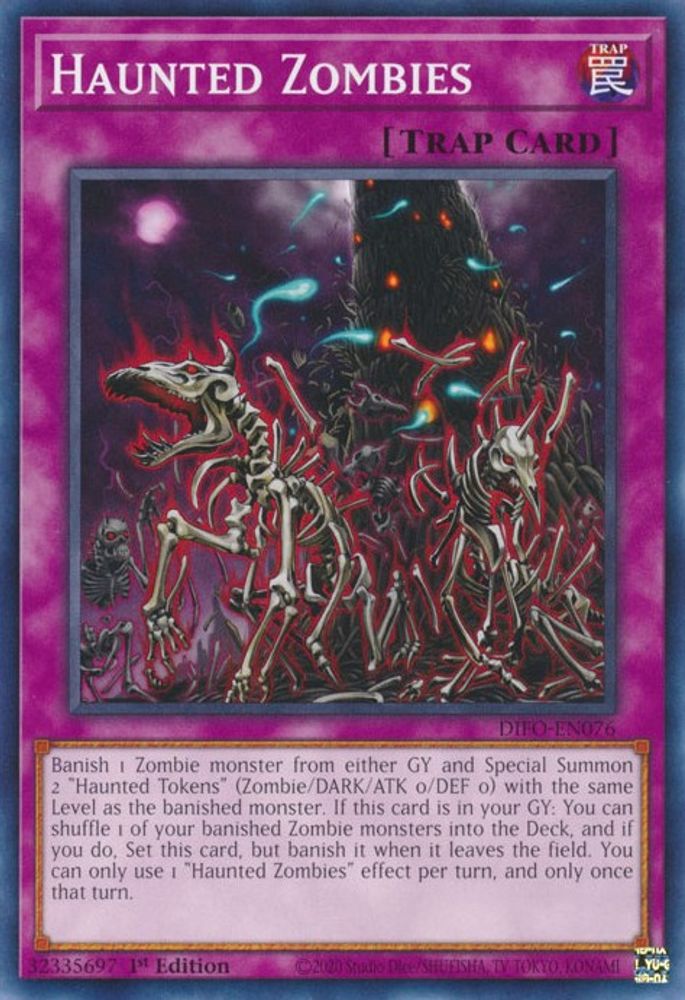 Haunted Zombies, 1st-edition, front