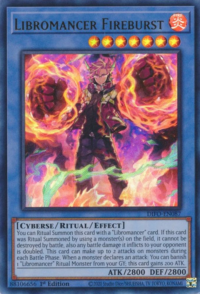 Libromancer Fireburst, 1st-edition, front