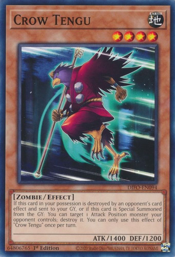 Crow Tengu, 1st-edition, front