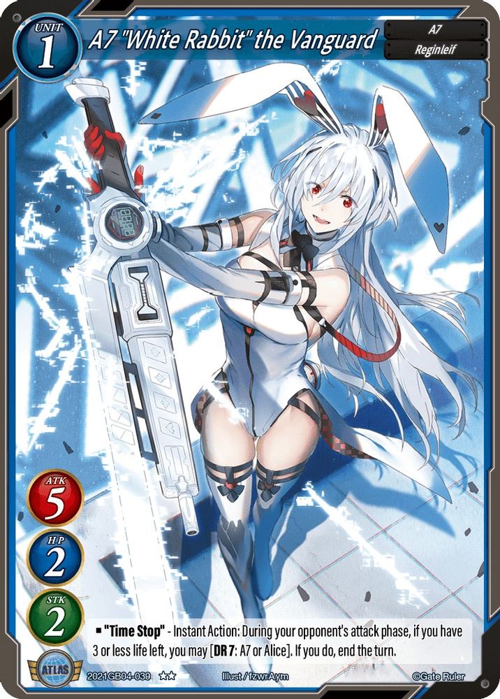 A7 "White Rabbit" the Vanguard, Standard, front