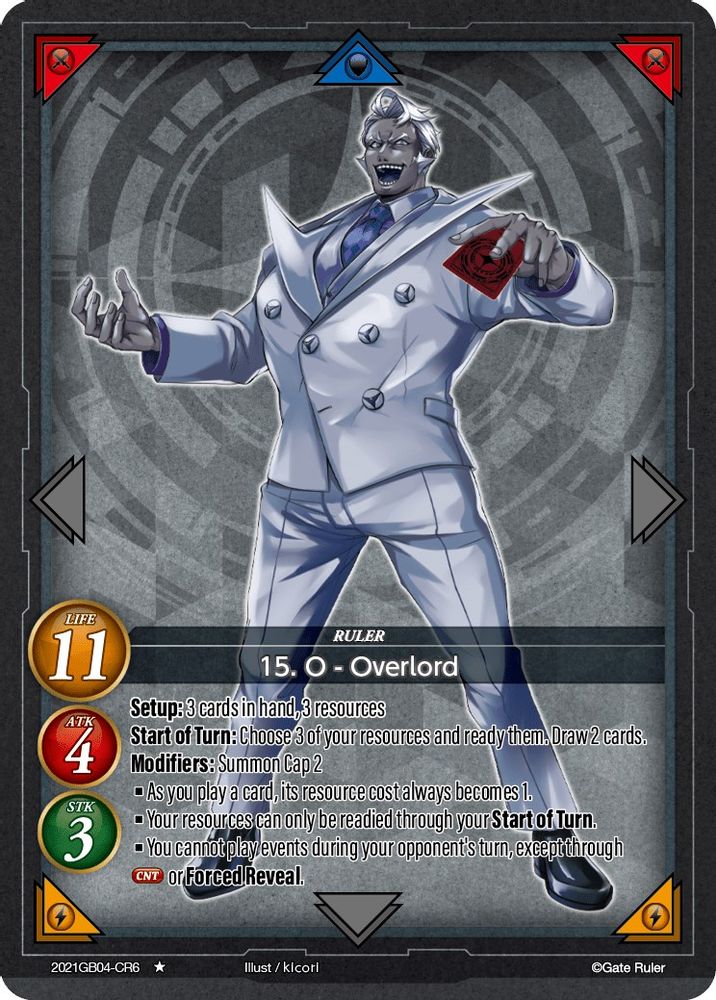 15. O - Overlord (CR6), Standard, front