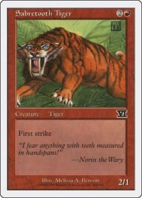 Sabretooth Tiger, Classic Sixth Edition