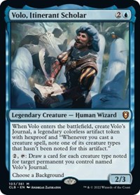Volo, Itinerant Scholar, Commander Legends: Battle for Baldur's Gate