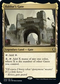 Baldur's Gate, Commander Legends: Battle for Baldur's Gate