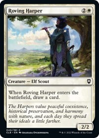Roving Harper, Commander Legends: Battle for Baldur's Gate