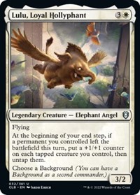 Lulu, Loyal Hollyphant, Commander Legends: Battle for Baldur's Gate
