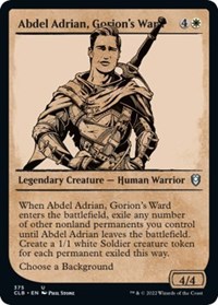 Abdel Adrian, Gorion's Ward (Showcase), Commander Legends: Battle for Baldur's Gate