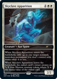 Skyclave Apparition, Game Day & Store Championship Promos