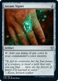 Arcane Signet, Commander Legends: Battle for Baldur's Gate