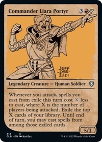 Commander Liara Portyr (Showcase), Commander Legends: Battle for Baldur's Gate