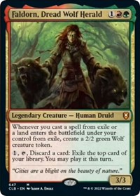 Faldorn, Dread Wolf Herald, Commander Legends: Battle for Baldur's Gate