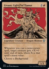 Livaan, Cultist of Tiamat (Showcase), Commander Legends: Battle for Baldur's Gate
