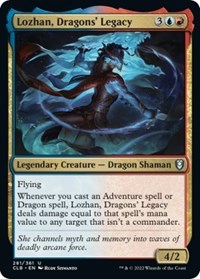 Lozhan, Dragons' Legacy, Commander Legends: Battle for Baldur's Gate