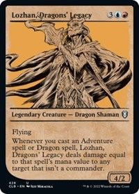 Lozhan, Dragons' Legacy (Showcase), Commander Legends: Battle for Baldur's Gate