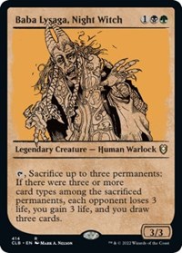 Baba Lysaga, Night Witch (Showcase), Commander Legends: Battle for Baldur's Gate