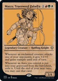 Mazzy, Truesword Paladin (Showcase), Commander Legends: Battle for Baldur's Gate