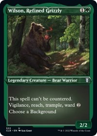 Wilson, Refined Grizzly (Foil Etched), Commander Legends: Battle for Baldur's Gate