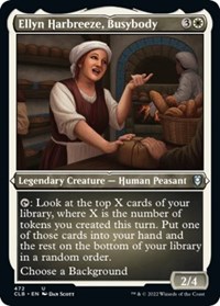 Ellyn Harbreeze, Busybody (Foil Etched), Commander Legends: Battle for Baldur's Gate