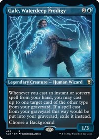 Gale, Waterdeep Prodigy (Foil Etched), Commander Legends: Battle for Baldur's Gate
