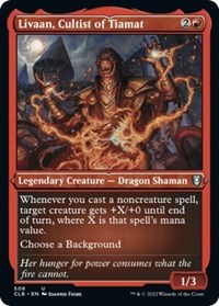 Livaan, Cultist of Tiamat (Foil Etched), Commander Legends: Battle for Baldur's Gate