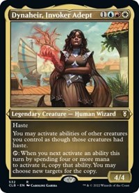 Dynaheir, Invoker Adept (Foil Etched), Commander Legends: Battle for Baldur's Gate