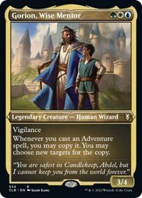 Gorion, Wise Mentor (Foil Etched), Commander Legends: Battle for Baldur's Gate