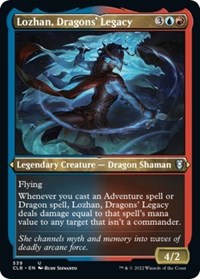 Lozhan, Dragons' Legacy (Foil Etched), Commander Legends: Battle for Baldur's Gate
