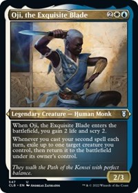 Oji, the Exquisite Blade (Foil Etched), Commander Legends: Battle for Baldur's Gate