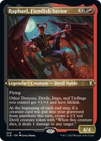 Raphael, Fiendish Savior (Foil Etched), Commander Legends: Battle for Baldur's Gate