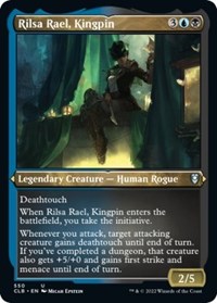 Rilsa Rael, Kingpin (Foil Etched), Commander Legends: Battle for Baldur's Gate