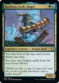 Korlessa, Scale Singer, Commander Legends: Battle for Baldur's Gate