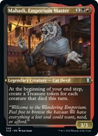 Mahadi, Emporium Master (Foil Etched), Commander Legends: Battle for Baldur's Gate