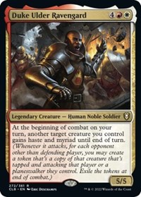 Duke Ulder Ravengard, Commander Legends: Battle for Baldur's Gate
