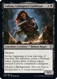 Safana, Calimport Cutthroat, Commander Legends: Battle for Baldur's Gate