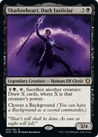 Shadowheart, Dark Justiciar, Commander Legends: Battle for Baldur's Gate