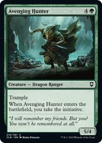 Avenging Hunter, Commander Legends: Battle for Baldur's Gate