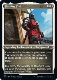 Flaming Fist (Foil Etched), Commander Legends: Battle for Baldur's Gate