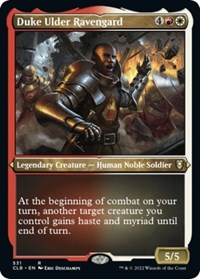 Duke Ulder Ravengard (Foil Etched), Commander Legends: Battle for Baldur's Gate