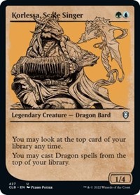 Korlessa, Scale Singer (Showcase), Commander Legends: Battle for Baldur's Gate