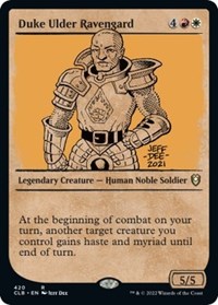 Duke Ulder Ravengard (Showcase), Commander Legends: Battle for Baldur's Gate